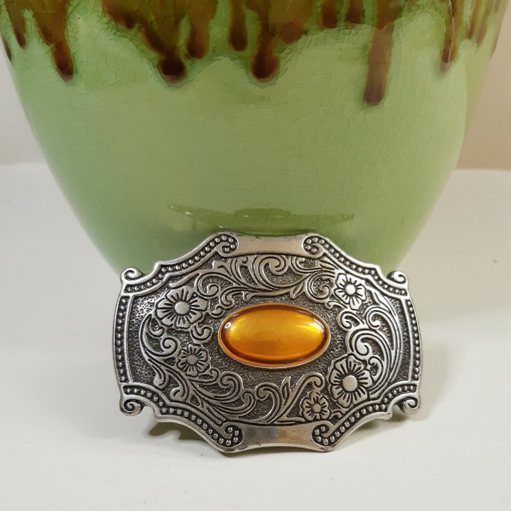 Western Engraved Belt Buckle